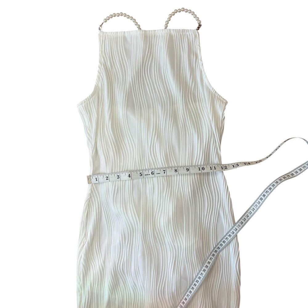 Rihoas Pear Strap Bodycon Art to Wear Bridal Midi Dress Women’s XS HOCO Dance - Picture 10 of 12